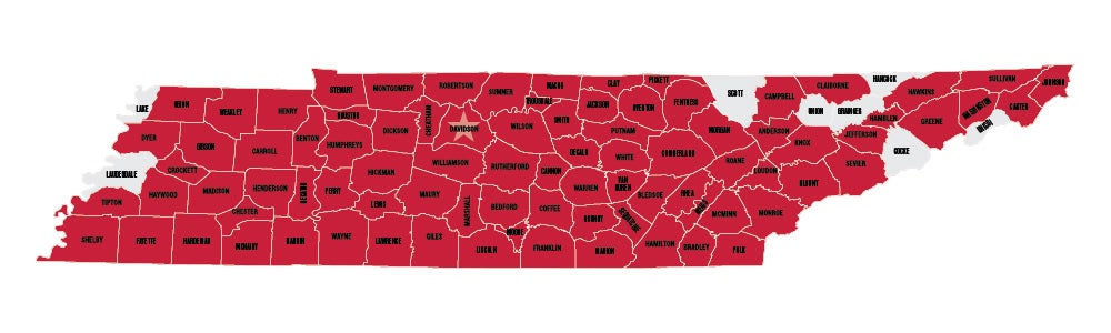 Individual donors map