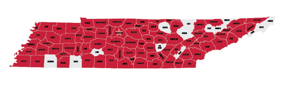 Student attendees map